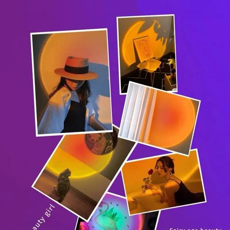 Tiktok USB Sunset Light Lamp