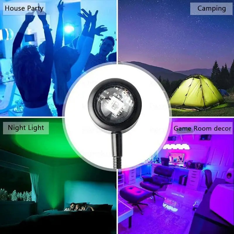 Tiktok USB Sunset Light Lamp