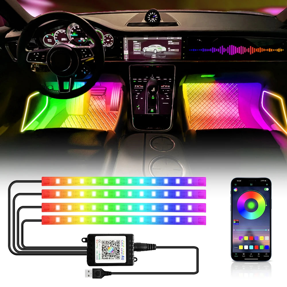 RGB Car ambient Lighting (premium OLED quality)