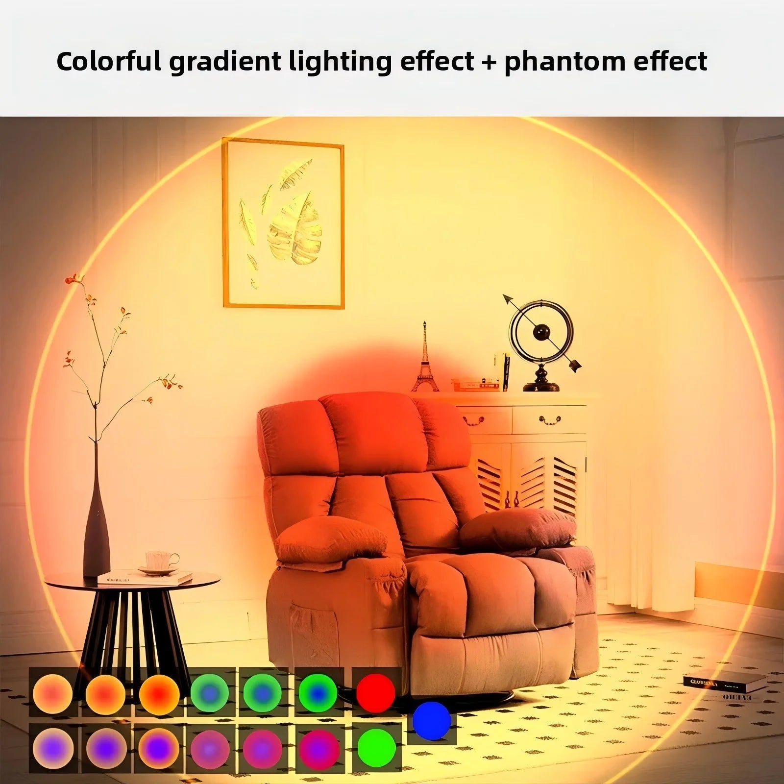 Double-head LED Night Light with Motion Sensor