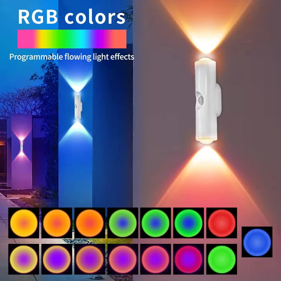 Double-head LED Night Light with Motion Sensor