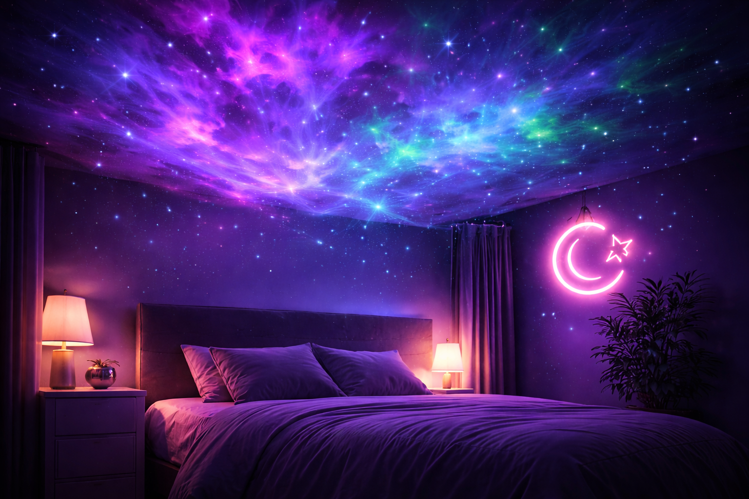 LED Starry Galaxy Projector for kids