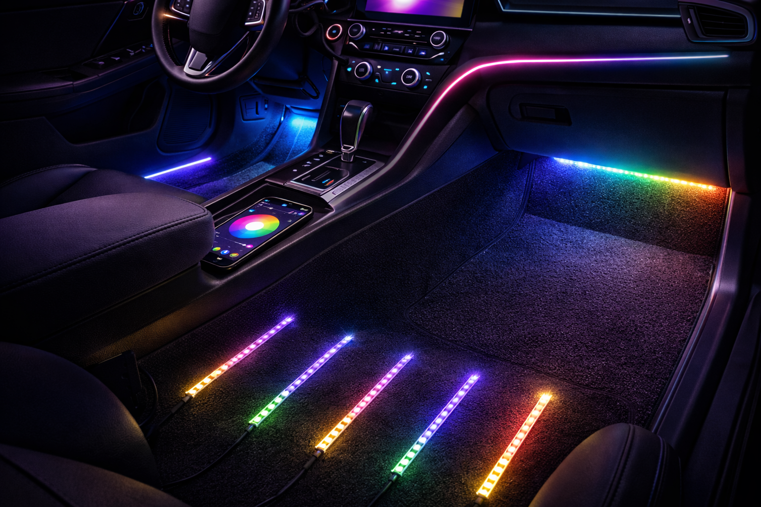 RGB Car ambient Lighting (premium OLED quality)