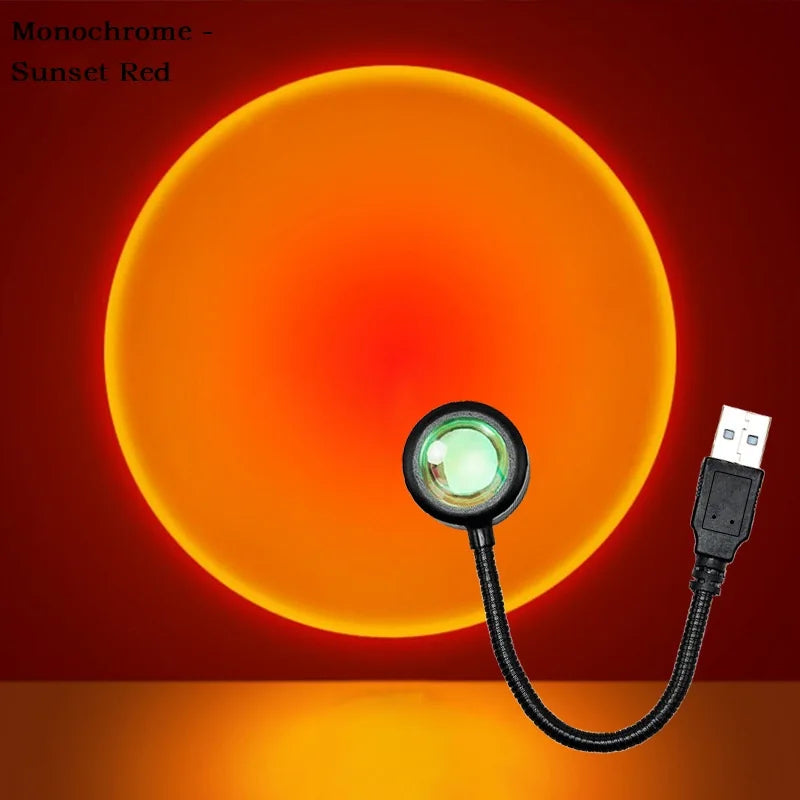Tiktok USB Sunset Light Lamp