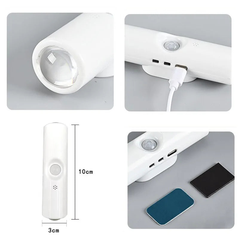 Double-head LED Night Light with Motion Sensor