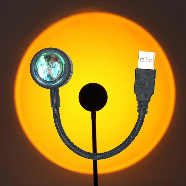 Tiktok USB Sunset Light Lamp
