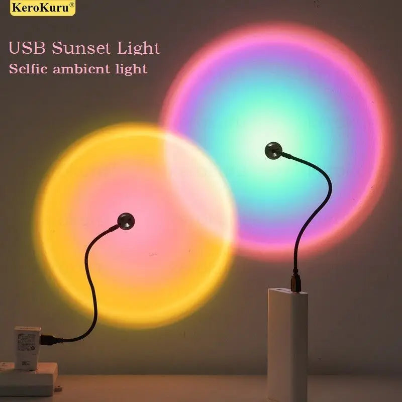 Tiktok USB Sunset Light Lamp